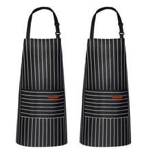 VALOME 2 Pack Kitchen Aprons, Apron for Cooking with 2 Pockets, Unisex Adjustable Neck Strap Chef Aprons for Men Women