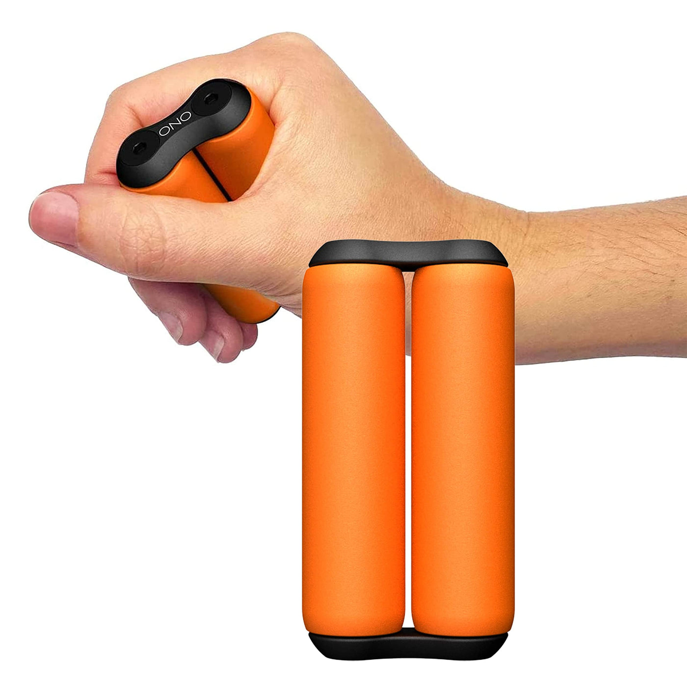 ONO Roller - Handheld Fidget Toy for Adults | Help Relieve Stress, Anxiety, Tension | Promotes Focus, Clarity | Compact, Portable Design (Black, Junior Size - ABS Plastic)