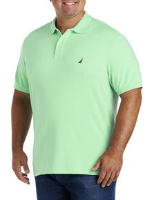 Nautica Men's Classic Fit Short Sleeve Dual Tipped Collar Polo Shirt