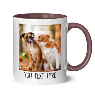 Custom Mug Upload Your Picture Personalized Coffee Mug with Photo Text Name Customized 11 Oz/15 Oz Tea Cup Unique Ideas Gifts for Men Women Mom Dad Couple Girlfriend Boyfriend Friend Family