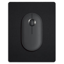 Small Mouse Pad 3 Pack, Mini Mouse Pads for Wireless Mouse and Laptop Computer, Portable Mousepad with Non-Slip Rubber Base & Waterproof Surface - Black -5.5 x 7 in