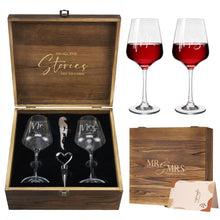 AW BRIDAL House Warming Gifts New Home Wine Glasses Sets, 2026 Closing Gifts for Home Buyers and Homeowner, New Apartment Gift Basket for Couple, First House Gift with Wooden Keepsake Box