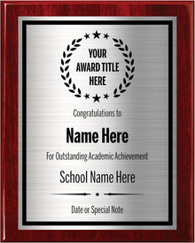 Award Plaques Personalized with Your Text and Title - Engraved Plaque Customized for Employee Appreciation, Recognition, Retirement, Service, Thank You, and more - Custom Awards for Employees, Co-Worker, Friends - Choose Your Size: (6x8 Gold/Black)