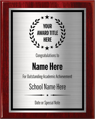 Award Plaques Personalized with Your Text and Title - Engraved Plaque Customized for Employee Appreciation, Recognition, Retirement, Service, Thank You, and more - Custom Awards for Employees, Co-Worker, Friends - Choose Your Size: (6x8 Gold/Black)