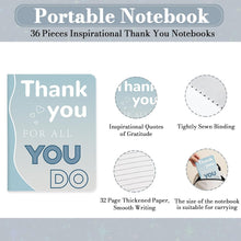 180 Pcs Employee Appreciation Gifts Bulk - 36 Set Bulk Thank You Office Gifts with Pocket Notebook, Bookmark, Organza Bag, Pen-Suitable for Colleagues, Teachers Team Appreciation Gift Christmas Gift