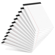 5pcs Small Note Pads 5x8 Notebook College Ruled Legal Pads Color Notepads 5 Pack Study Back Writing Pads 5 x 8 Perforated Narrow Ruled Pads of Paper for School & Office Supplies 30 Sheets/Pack