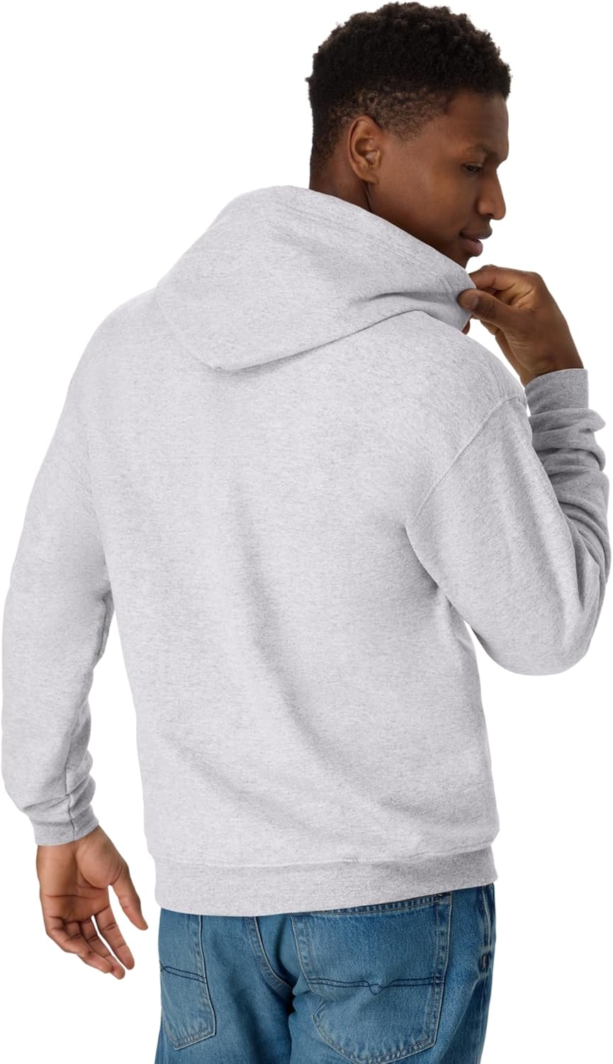 Hanes Men's Zip-up Hoodie, Ecosmart Fleece Full-zip Hoodie for Men, Hooded Sweatshirt