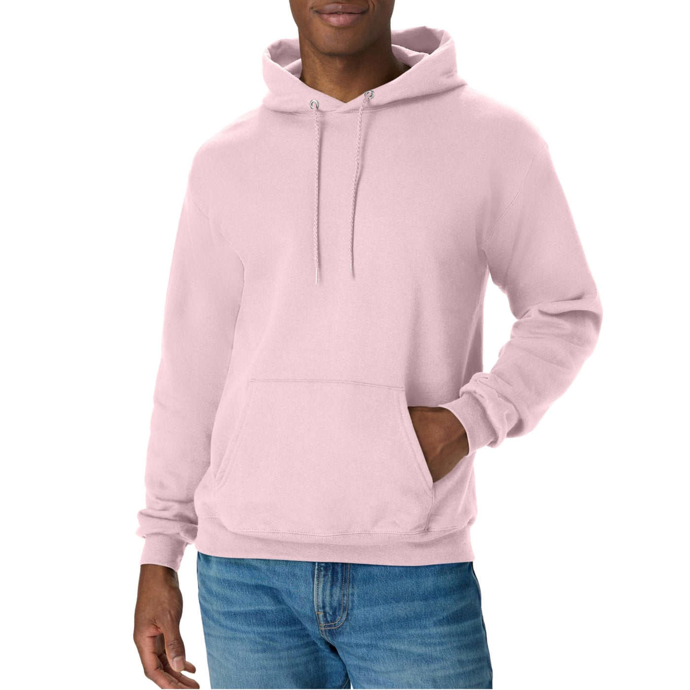 Hanes Men's EcoSmart Hoodie, Midweight Fleece, Pullover Hooded Sweatshirt