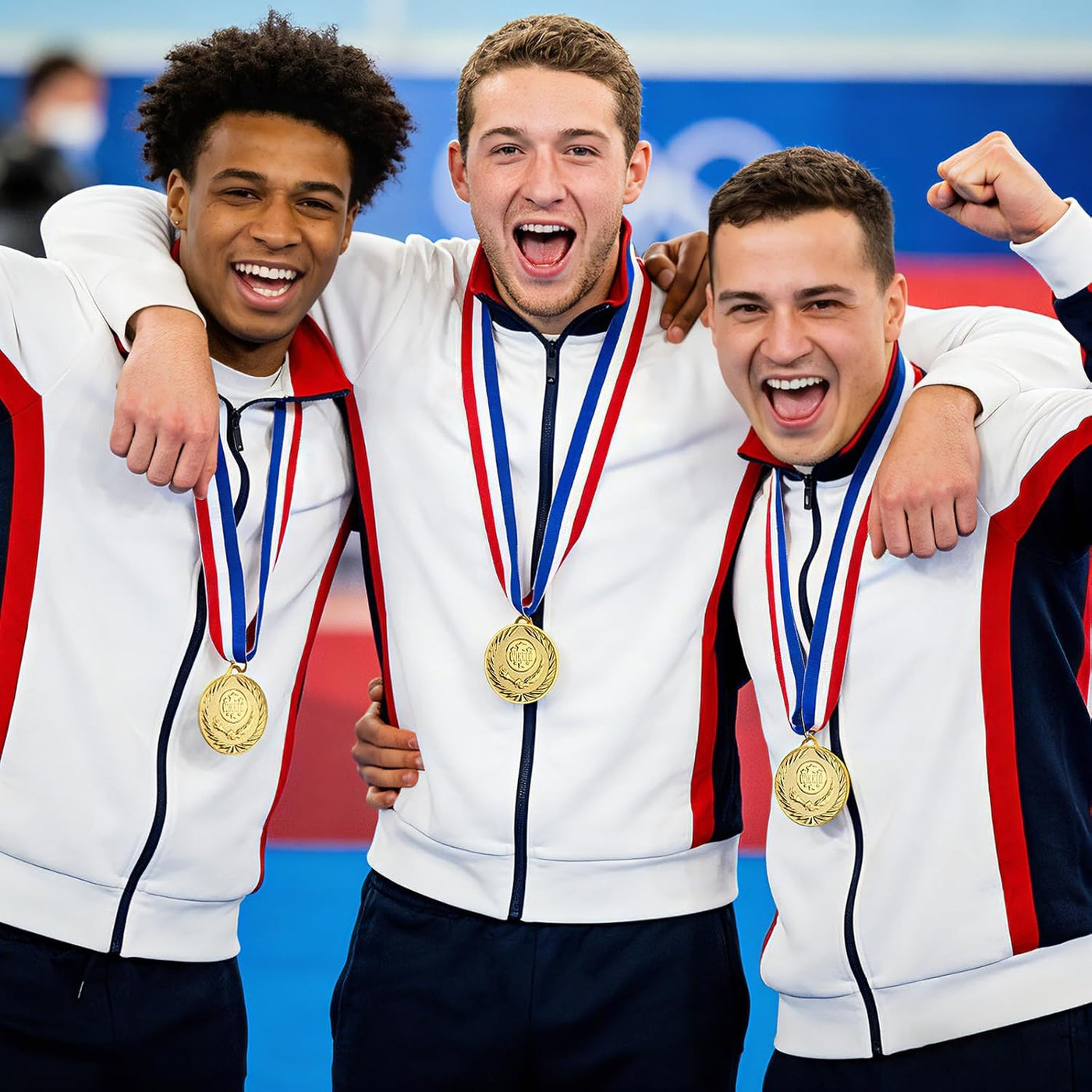 Gold Medals for Awards,1st Winner Medals for Sports, Competitions, Party, Olympic Style, 2 Inches