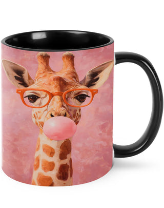 Giraffe Coffee Mug 11 OZ Ceramic Tea Cup Women Men Gifts Office Home Microwaveable & Dishwasher Safe Christmas Birthday