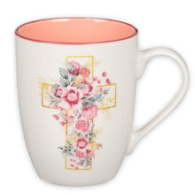 Christian Art Gifts Inspirational Ceramic Coffee & Tea Scripture Mug for Women: Trust in the Lord Encouraging Bible Verse, Microwave & Dishwasher Safe Lead-free, Multicolor Floral, Light Green, 12 oz.