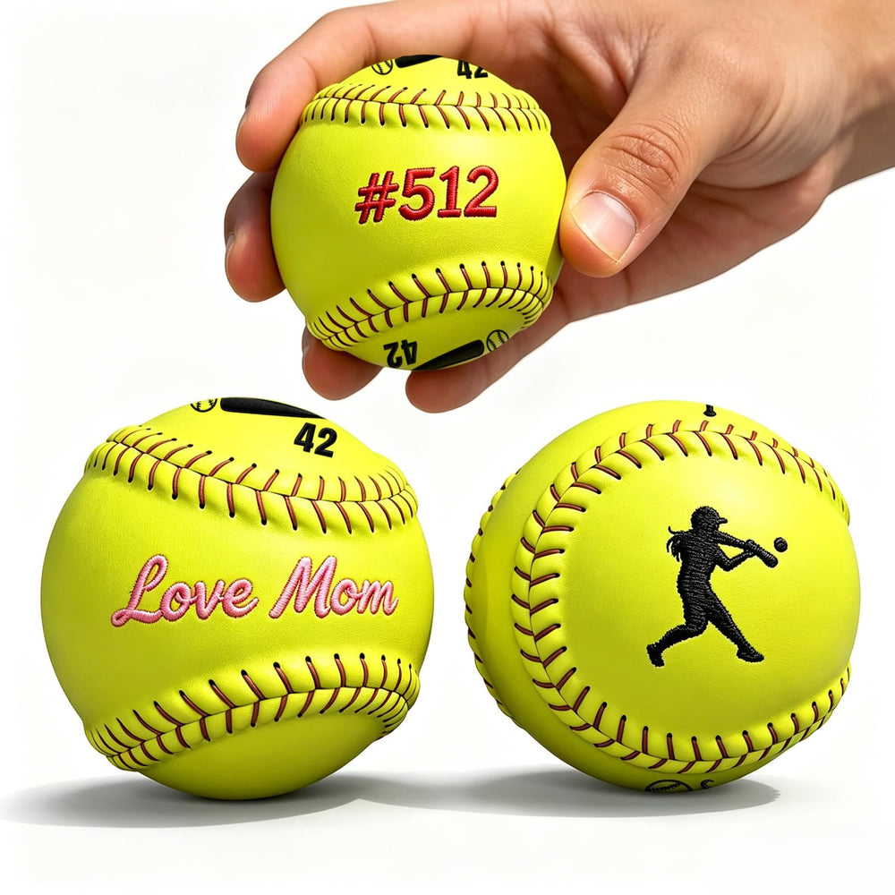Personalized Baseball with Photo, Custom Text Leather Baseball, Customizable Commemorative Display Ball, Father's Day Valentine's Day or Retirement Gift, for Coach Players