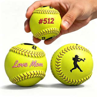Personalized Baseball with Photo, Custom Text Leather Baseball, Customizable Commemorative Display Ball, Father's Day Valentine's Day or Retirement Gift, for Coach Players