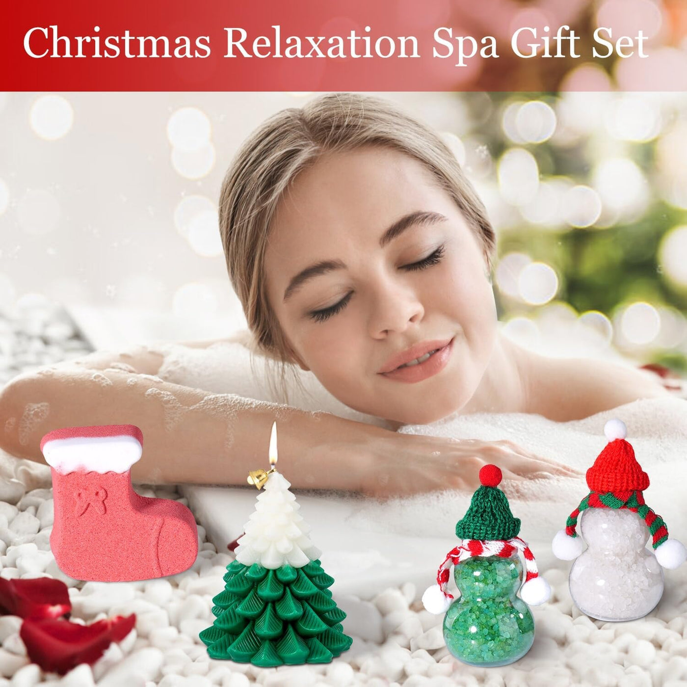 Ithmahco Mothers Day Spa Gift Basket for Women, Teacher Appreciation Relaxation Gifts for Women Mom Coworkers Sister Wife Friends, Xmas Self Care Gifts for Mom, Teacher Appreciation Gift Care Package