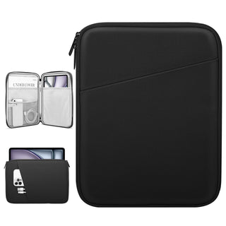 Dadanism 9-11" Tablet Sleeve Bag Carrying Case for iPad (A16) 11th Gen 11", iPad 10th Gen 10.9" Air 5/4, iPad Air M4/Pro 11", iPad 9/8/7th, Galaxy Tab A11+ Plus 11", Remarkable 2 10.3", Black