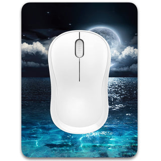 Dapesuom Small Mouse Pad, 5 x 6 Inch Thick Rubber Premium-Textured Non-Slip Portable & Washable Mini Mouse Mat for Women Men Wireless Laptops Keyboard Tray Gaming Work Computer Travel, Jet Black