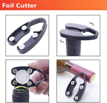 Air Pressure Pump Bottle Opener With Foil Cutter,Aerator Pourer,Vacuum Stopper(4PCS),Simple Cork Remover,Efficient Corkscrew Bottle Opener,Great For Wine Lovers,Perfect Wine Gift.
