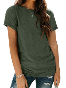 AUTOMET Women's Short Sleeve Shirts Summer Tops Crew Neck Basic Tees Casual Tshirts