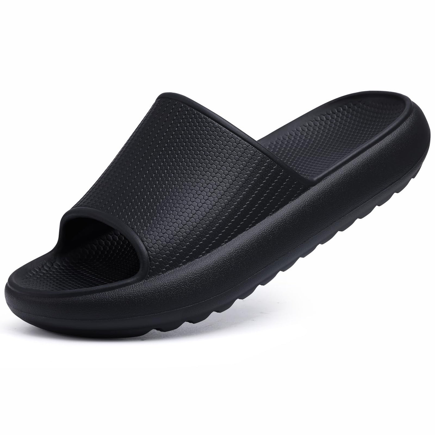 Comwarm Cloud Slide Sandals for Women Men Ultra Comfort Recovery Pillow Slippers Soft Summer Beach Shoes with Low Arch Support