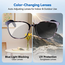 AI Smart Glasses for Men & Women – Powered by ChatGPT, Real-Time Translation, Bluetooth Glasses with Photochromic Lens, Music & Hands-Free Calling, UV & Blue Light Protection, Thin Temples