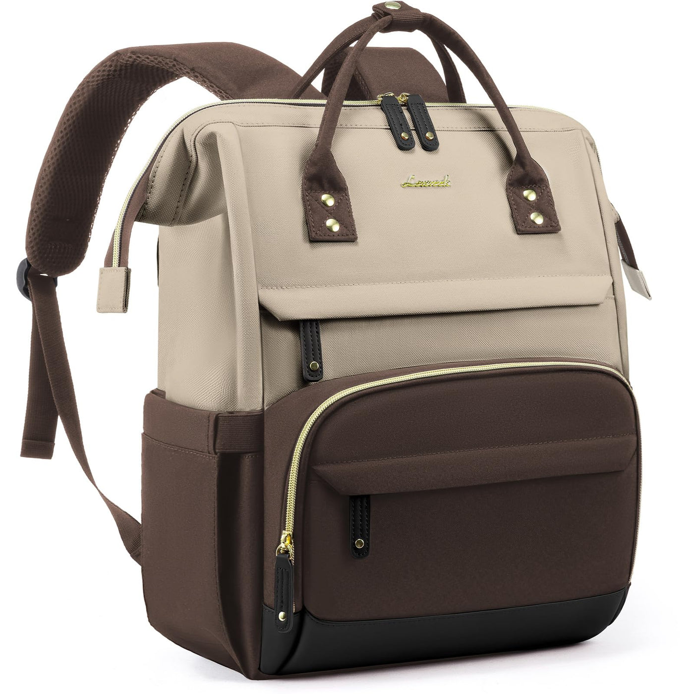 LOVEVOOK Laptop Backpack for Women, 15.6 Inch Work Business Backpacks Purse With Large Capacity, Waterproof Nurse Bag College Bookbag for School, Waterproof Casual Daypack for Travel