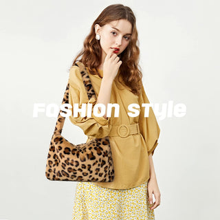 Fuzzy Tote Bag Y2K Fluffy Shoulder Bag Women Furry Purse Large Cute Plush Bag Ladies Faux Fur Bag for Autumn and Winter