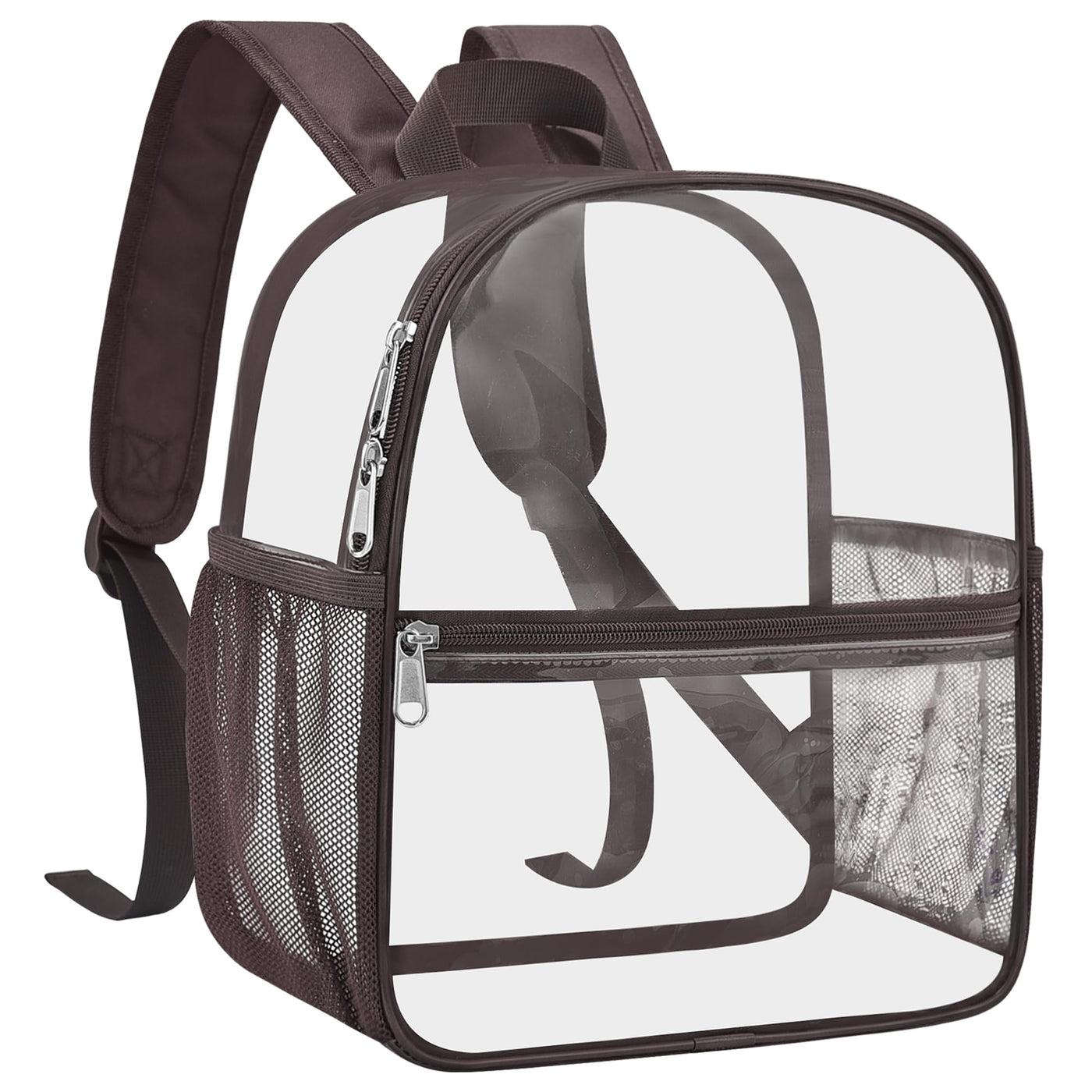 USPECLARE Clear Backpack for Stadium Approved 12×6×12, Water proof Clear Bag for Stadium Events and Concert Work Sport Event
