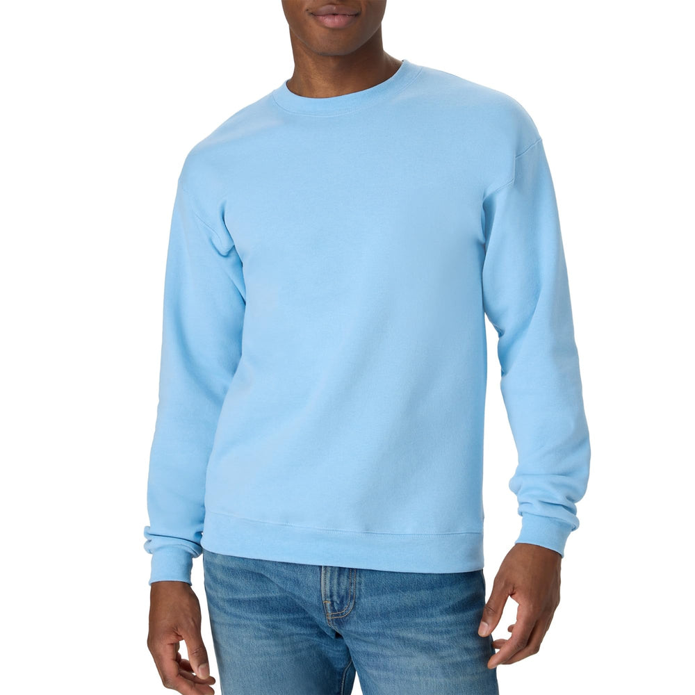 Hanes Men's Sweatshirt, EcoSmart Fleece Crewneck Sweatshirt, Big & Tall Available, 1 or 2-Pack