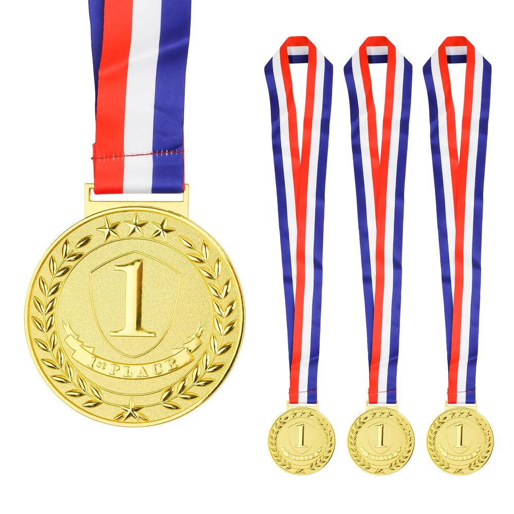 Gold Medals for Awards,1st Winner Medals for Sports, Competitions, Party, Olympic Style, 2 Inches