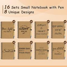 Dynta 16 Sets Employee Appreciation Gifts Bulk (20 Goodie Bags), Inspirational Notebooks, 4x5.5 Journals Bulk with Motivational Pens, Thank You Gifts for Coworkers Teachers Nurses Volunteers