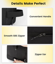 Vorspack Travel Toiletry Bag for Men - Hanging Toiletries Bag Water Resistant Travel Bag for Toiletries Accessories