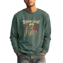 domirica Oversized Solid Cotton Blend Graphic Mens Hoodies Pullover Crewneck Long Sleeve Loose Fit Soft Sweatshirts