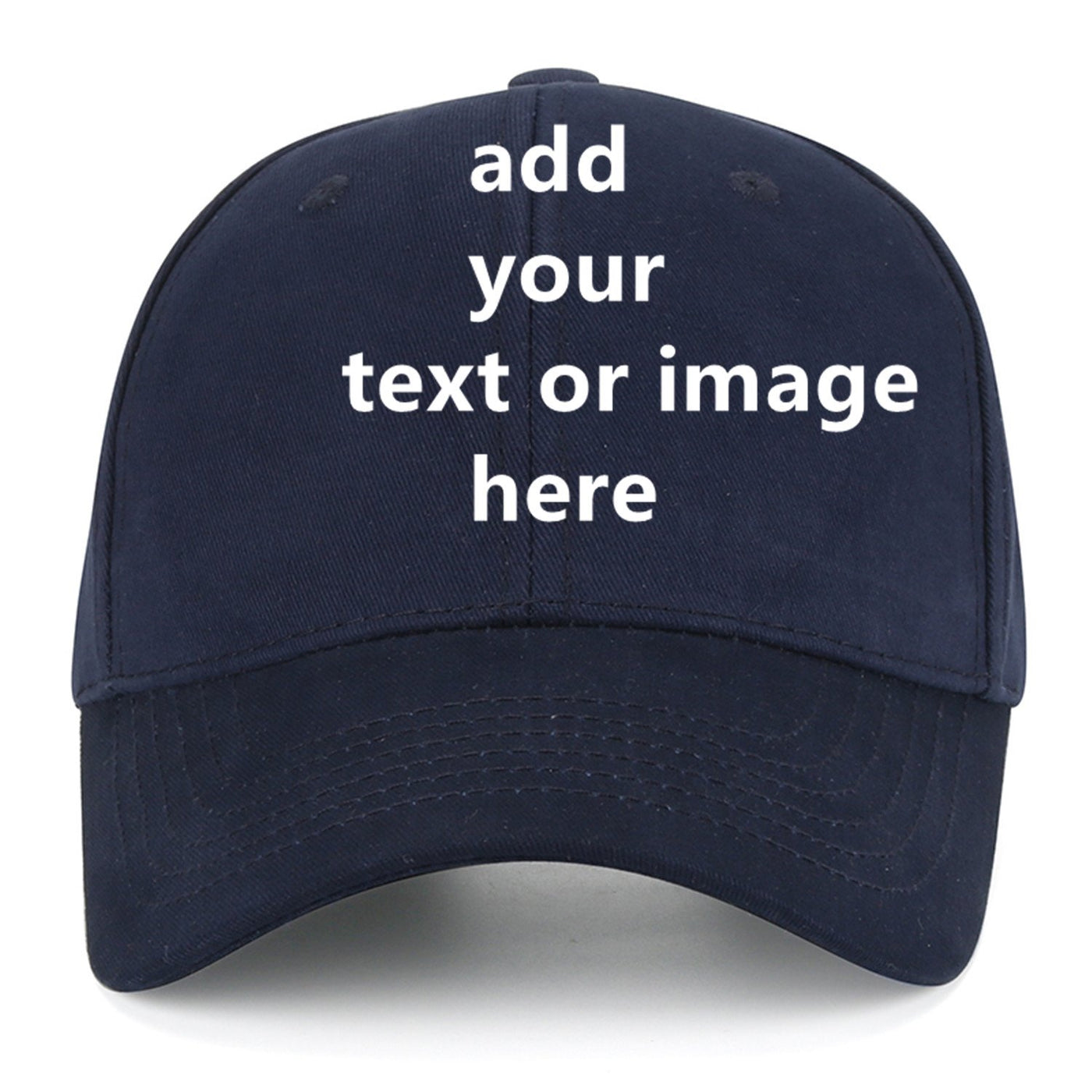 Custom Baseball Cap with Your Text for Men Women,Personalized Adjustable Trucker Caps Casual Sun Peak Hat for Gifts