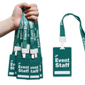 Event Staff Lanyards-green