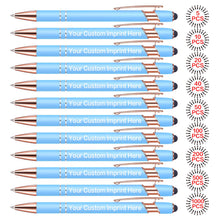 Bulk Custom Pens Personalized, Customized Pens with Name/Logo Printing Perfect for Business, Birthday, Wedding, Graduation Gifts & Party Events 5 to 2000 Pieces Pack Ballpoint Pens