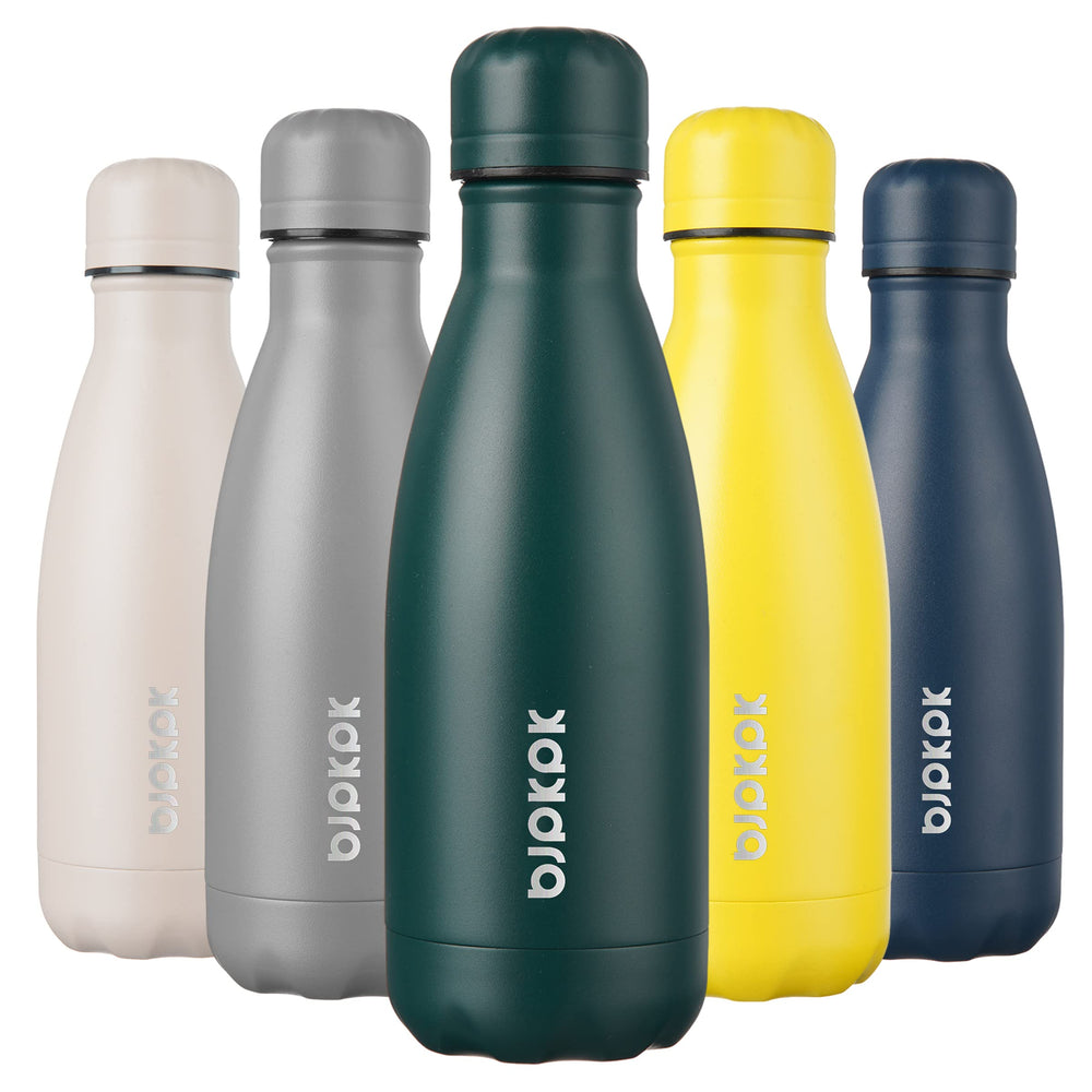 BJPKPK 17oz Insulated Water Bottles Stainless Steel Sports Water Bottles Keep Cold and Hot for Travel Dishwasher Safe,Olive Green