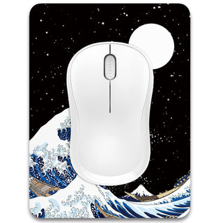 Dapesuom Small Mouse Pad, 5 x 6 Inch Thick Rubber Premium-Textured Non-Slip Portable & Washable Mini Mouse Mat for Women Men Wireless Laptops Keyboard Tray Gaming Work Computer Travel, Jet Black
