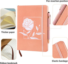 Personalized Notebook and Pen, Custom Notebooks Cover with Logo/Text/Image, Customizable A5 & A6 Leather Notebook, Lined Journals Present for Business Students Teacher (200 Lined Pages)