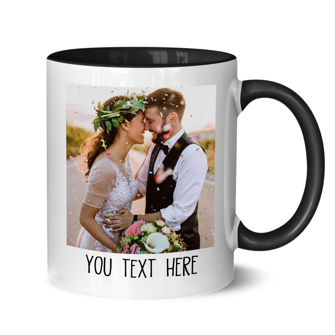 Custom Mug Upload Your Picture Personalized Coffee Mug with Photo Text Name Customized 11 Oz/15 Oz Tea Cup Unique Ideas Gifts for Men Women Mom Dad Couple Girlfriend Boyfriend Friend Family