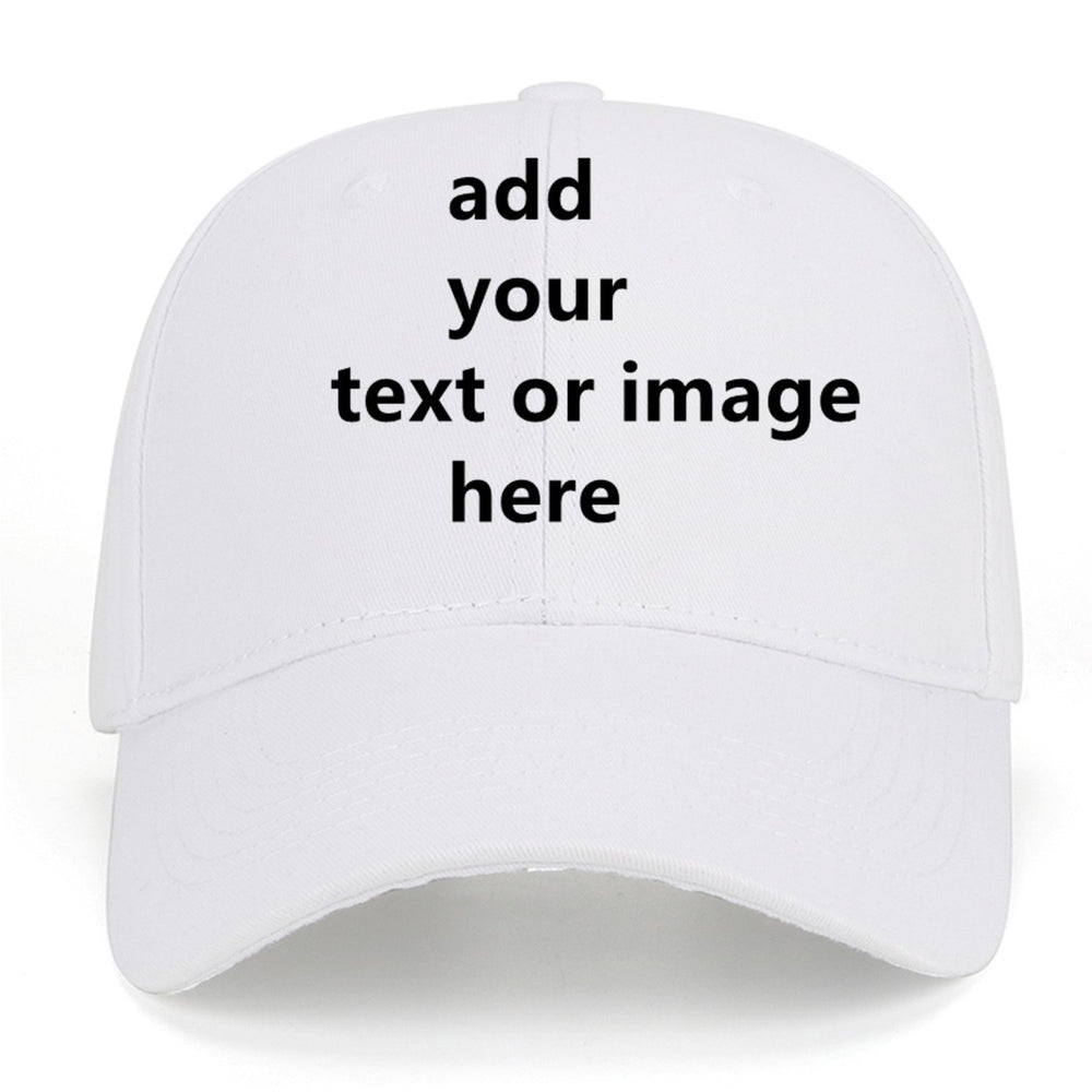 Custom Baseball Cap with Your Text for Men Women,Personalized Adjustable Trucker Caps Casual Sun Peak Hat for Gifts