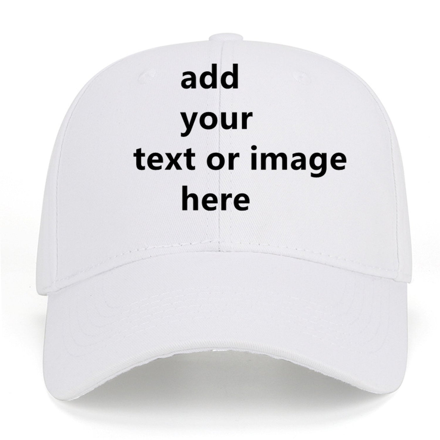 Custom Baseball Cap with Your Text for Men Women,Personalized Adjustable Trucker Caps Casual Sun Peak Hat for Gifts