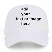 Custom Baseball Cap with Your Text for Men Women,Personalized Adjustable Trucker Caps Casual Sun Peak Hat for Gifts