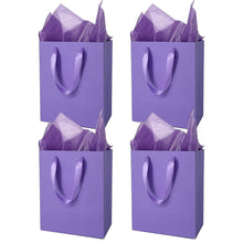 MOXARYSU 8 Pcs Medium Gift Bags With Handles: 8x5x10 Rainbow Colour Gift Bags Kraft Paper Party Favor Bags With 16 Tissues For Party,Birthday,Baby Shower,Wedding（8 Colors）
