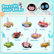 ENERGIZE LAB Eiliko Aquamarine - Your Tiny AI Charm Robot that Matches Every Daily Outfit, Fun Electronic Pendant Toys, for Couples and Best Friends.
