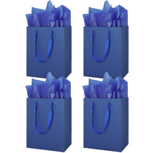 MOXARYSU 8 Pcs Medium Gift Bags With Handles: 8x5x10 Rainbow Colour Gift Bags Kraft Paper Party Favor Bags With 16 Tissues For Party,Birthday,Baby Shower,Wedding（8 Colors）