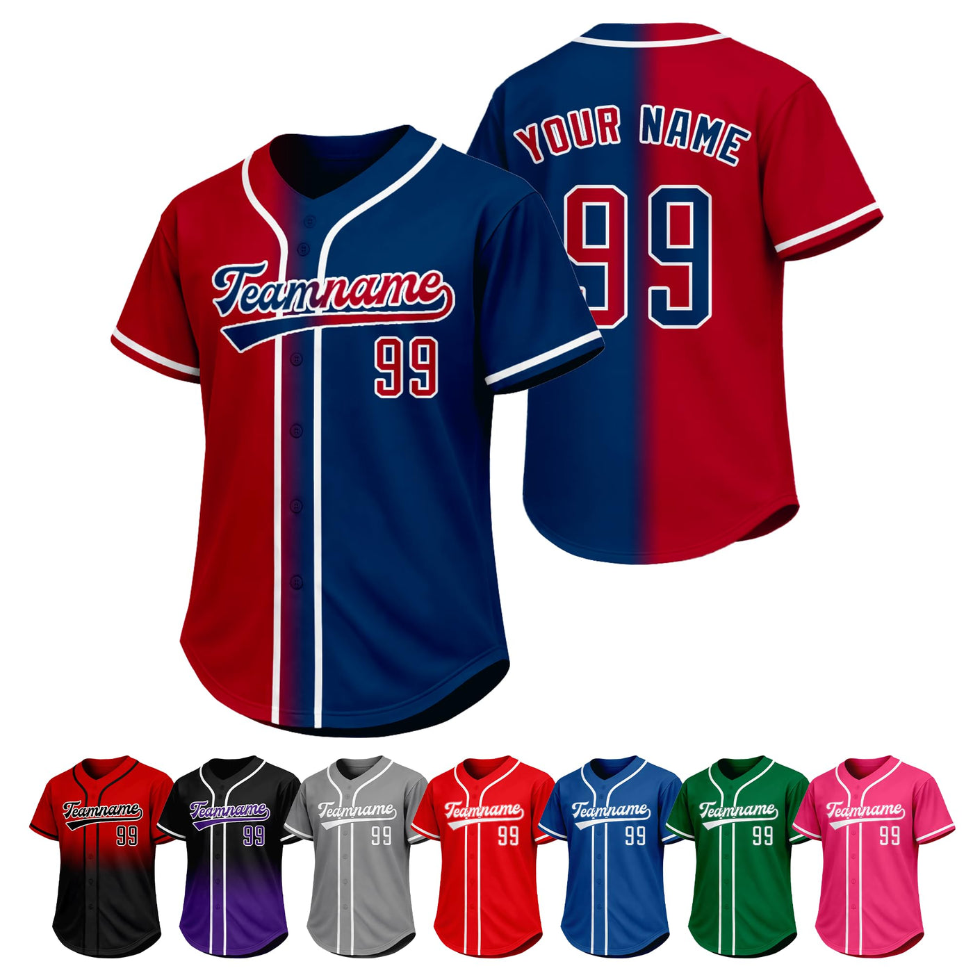Custom Baseball Jersey Personalized Baseball Shirt Stitched Printed Team Sports Practice Uniform for Men Women Boy