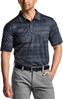 CQR Men's Quick Dry Tactical Polo Shirt, Lightweight Breathable Performance Polo, Short Sleeve UPF 50+ Outdoor Golf Shirt