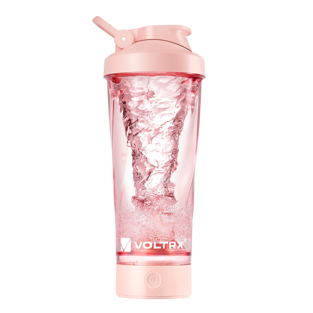 VOLTRX Premium Electric Protein Shaker Bottle, Made with Tritan - BPA Free - 24 oz Vortex Portable Mixer Cup/USB Rechargeable Shaker Cups for Protein Shakes