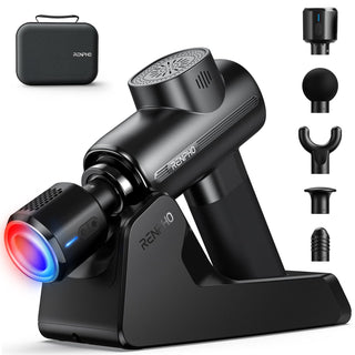 RENPHO Active Thermacool 2 Massage Gun with Heat and Cold, Fathers Day Dad Gifts [2026 Upgraded] Handheld Percussion Deep Tissue Neck Back Muscle Massager, FSA Approved Gift for Men Women Athletes HSA