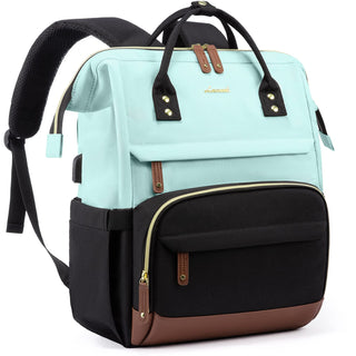 LOVEVOOK Laptop Backpack for Women, 15.6 Inch Work Business Backpacks Purse With Large Capacity, Waterproof Nurse Bag College Bookbag for School, Waterproof Casual Daypack for Travel